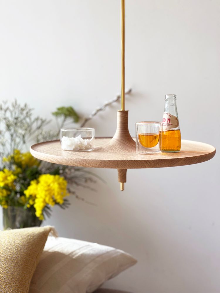 Shelves - Spinning top shelf TOUPY 44 cm - Oak - MADEMOISELLE JO