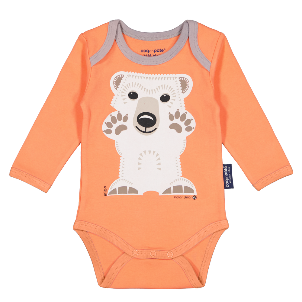Accessoires pour puériculture - Set Body + Bavoir Ours Polaire - COQ EN PATE