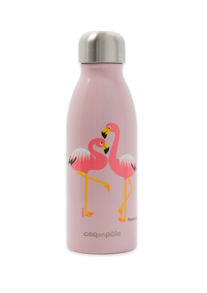 Cadeaux - Collab Qwetch x Coq en Pâte - Gourde inox simple paroi Rhino 500ml. - COQ EN PATE