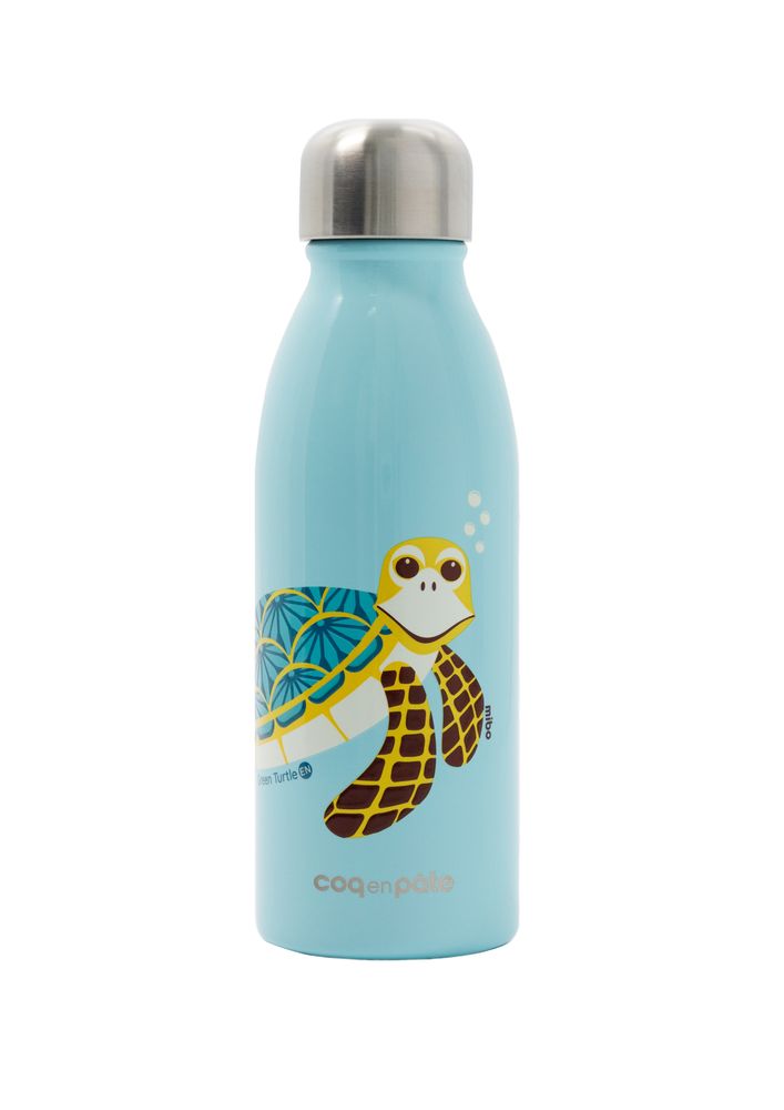 Cadeaux - Collab Qwetch x Coq en Pâte - Gourde inox simple paroi Rhino 500ml. - COQ EN PATE