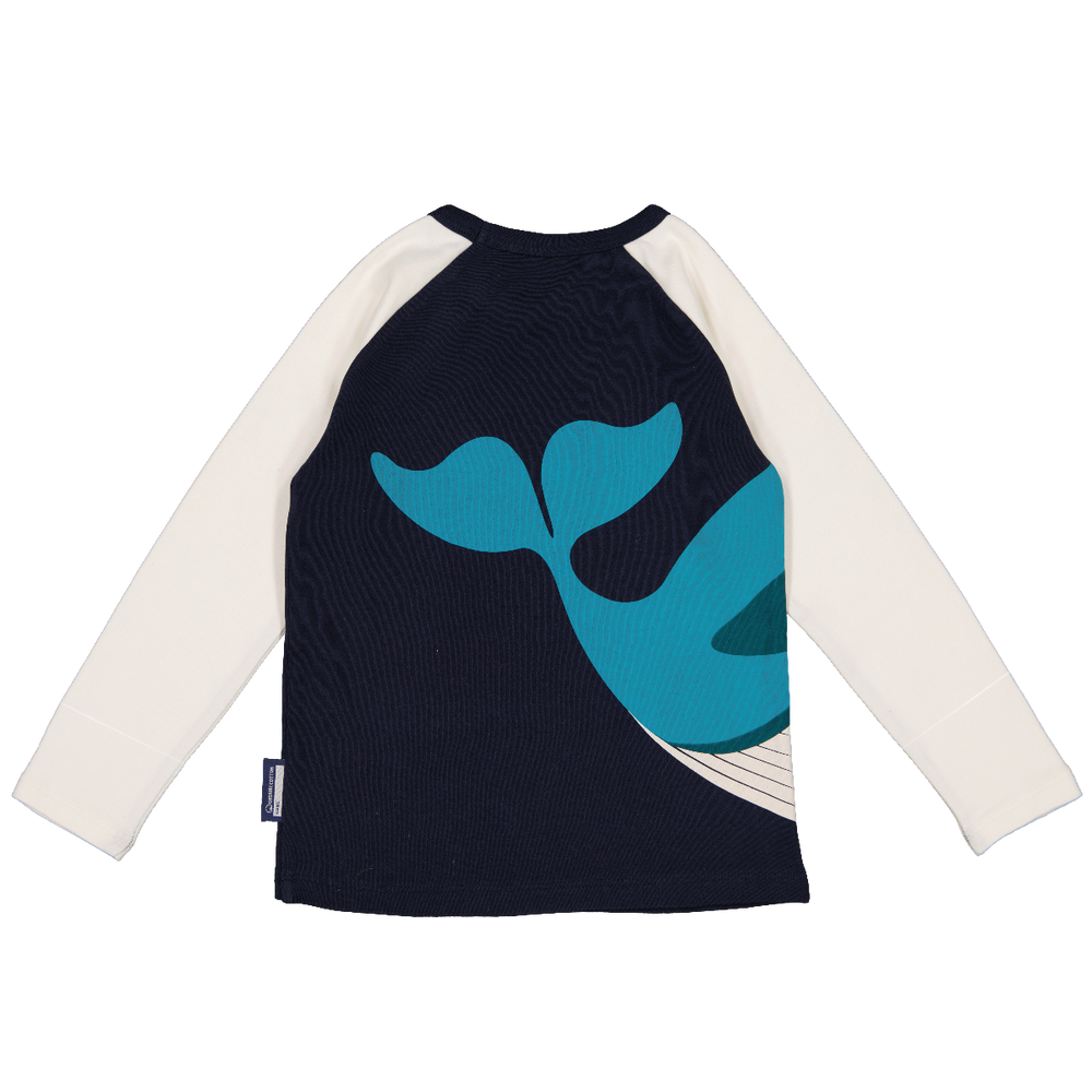 Prêt-à-porter - T Shirt ML Raglan Baleine - COQ EN PATE