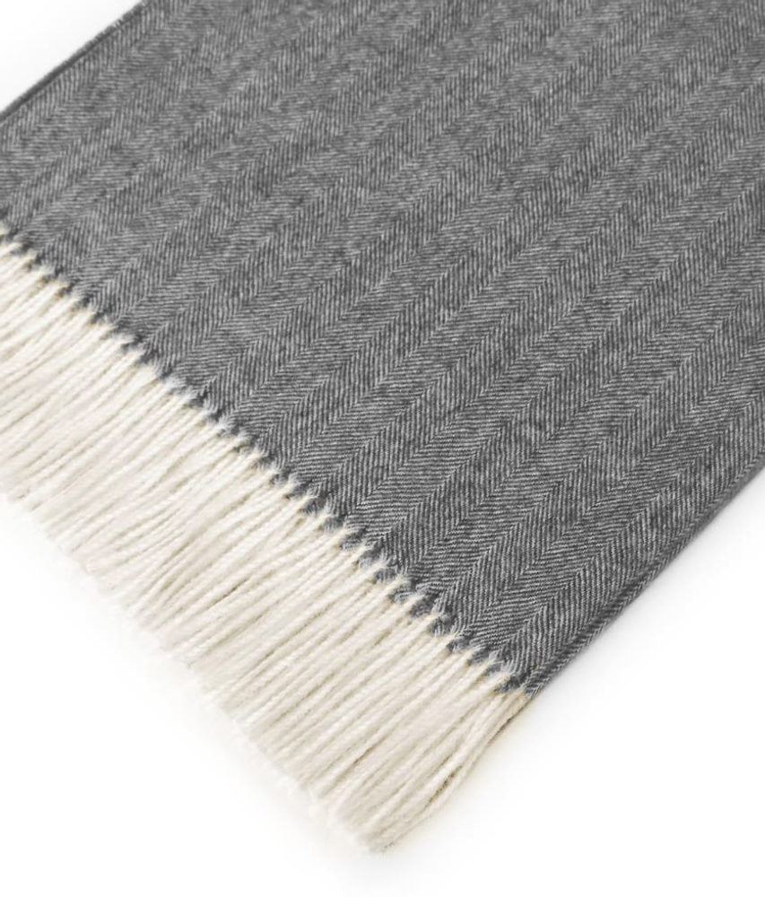 Scarves - 100% baby alpaca Throw/ Blanket . Small herringbone design. Natural  Fibers. Luxury and sustainable - PUEBLO