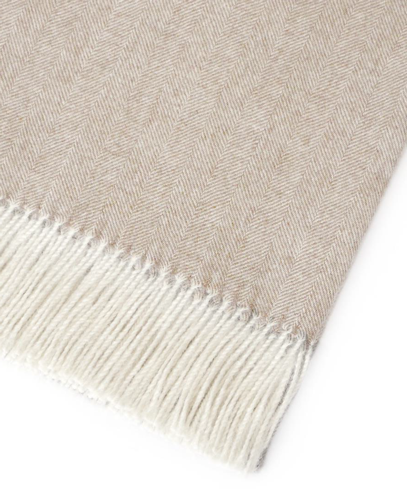 Scarves - 100% baby alpaca Throw/ Blanket . Small herringbone design. Natural  Fibers. Luxury and sustainable - PUEBLO