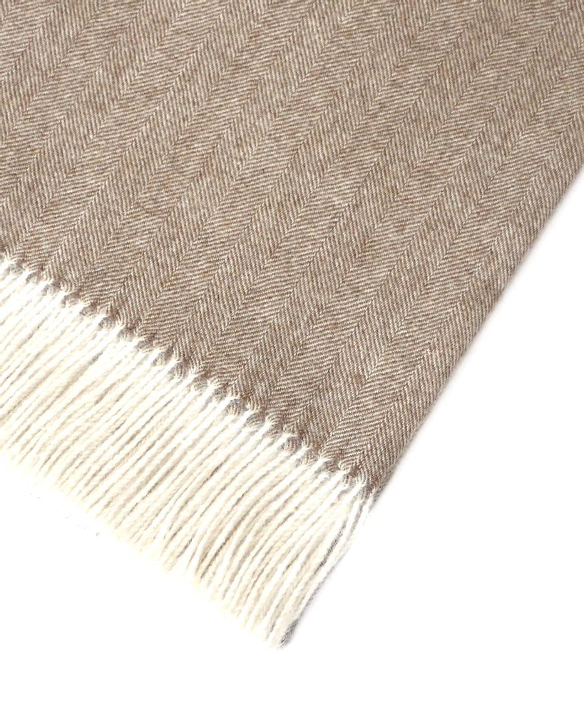 Scarves - 100% baby alpaca Throw/ Blanket . Small herringbone design. Natural  Fibers. Luxury and sustainable - PUEBLO