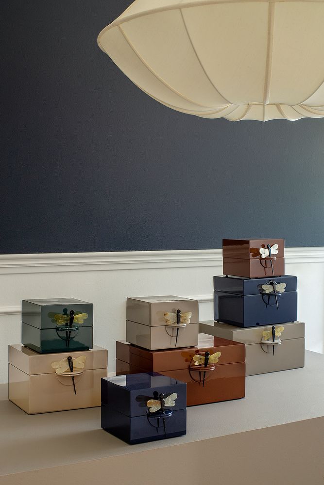 Decorative objects - Dragonfly lacquer box/Jewelry - OI SOI OI