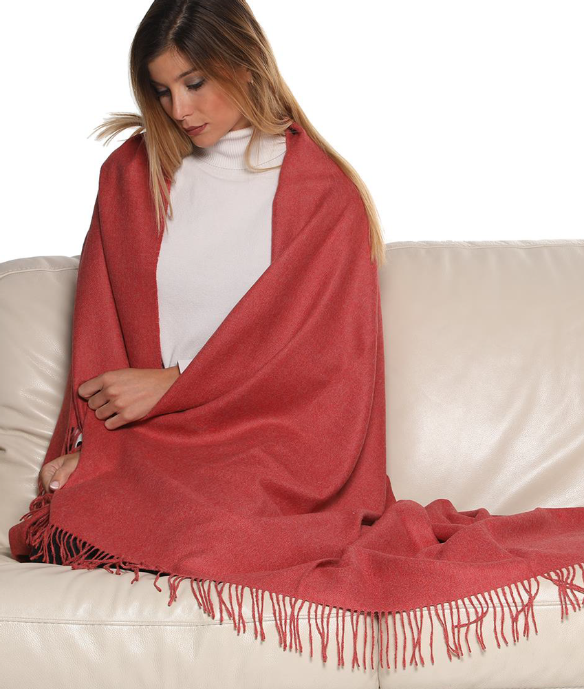 Foulards et écharpes - Couvre-lit 100 % bébé alpaga. Design mélangé. Fibres naturelles certifiées - PUEBLO