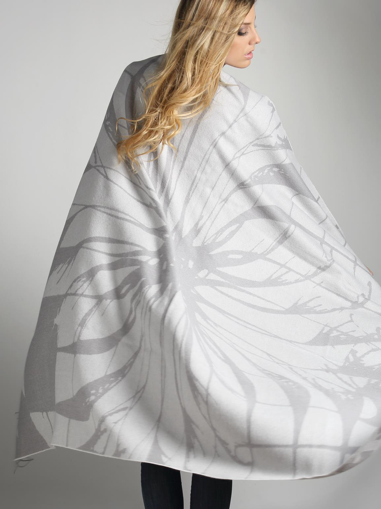 Foulards et écharpes - Plaid 100 % jacquard en alpaga pour bébé. Luxe et durabilité. Fibres naturelles - PUEBLO