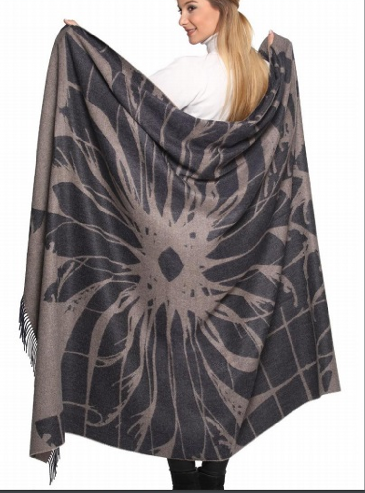 Foulards et écharpes - Plaid 100 % jacquard en alpaga pour bébé. Luxe et durabilité. Fibres naturelles - PUEBLO