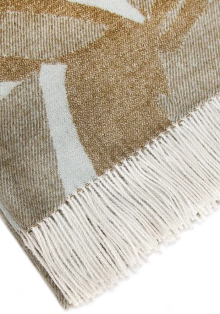 Scarves - 100% real baby alpaca Throw/ Abstract design -Luxury and sustainability. Natural fibers - PUEBLO
