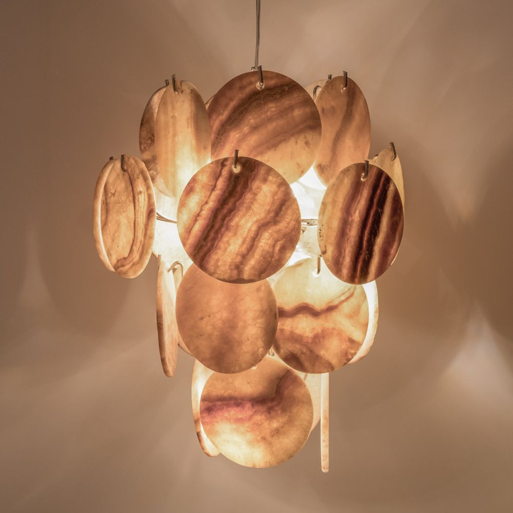 Hanging lights - Gold Pendant lamps Filisky pattern - ZENZA