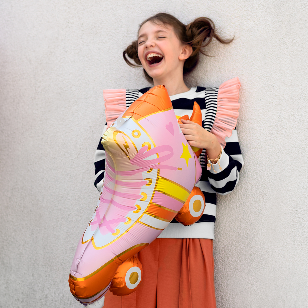 Decorative objects - Foil balloon Roller Skate, 74x51cm, mix - PARTYDECO