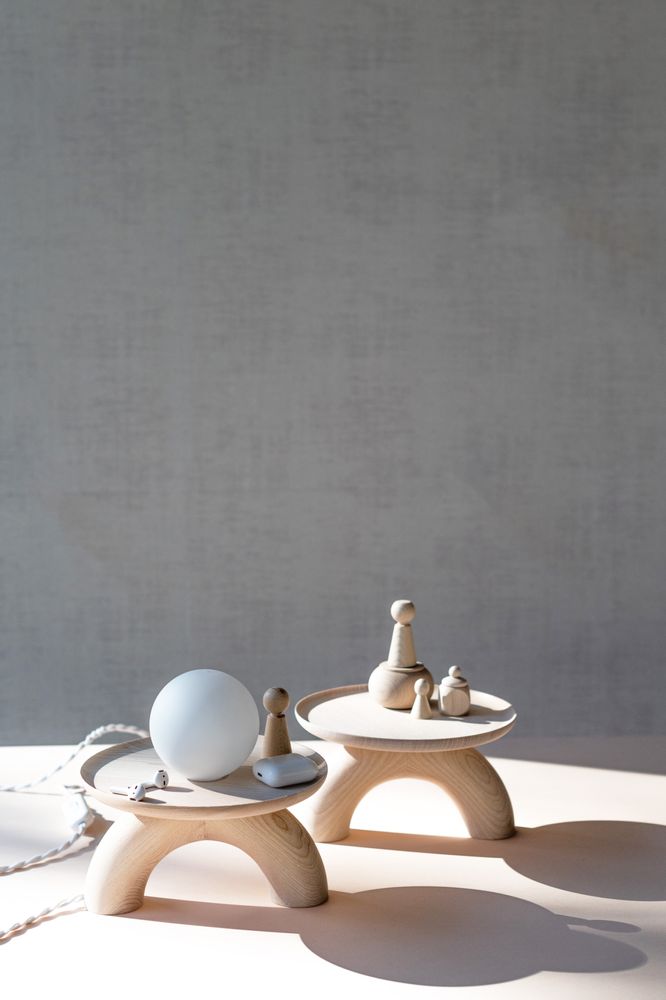 Trays - POPYPLATE bleached ash - MADEMOISELLE JO