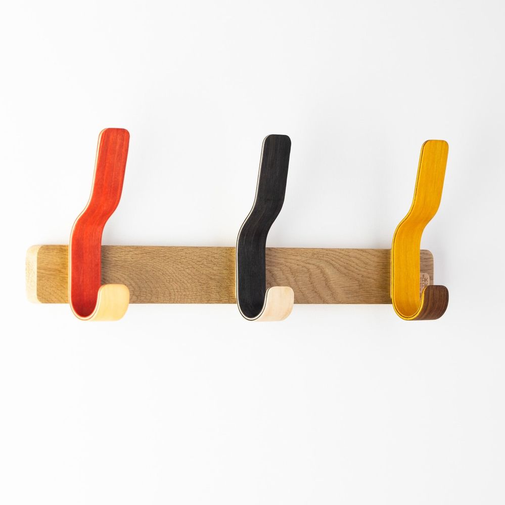Objets design - Patère design en bois Snaky - STAK STAK