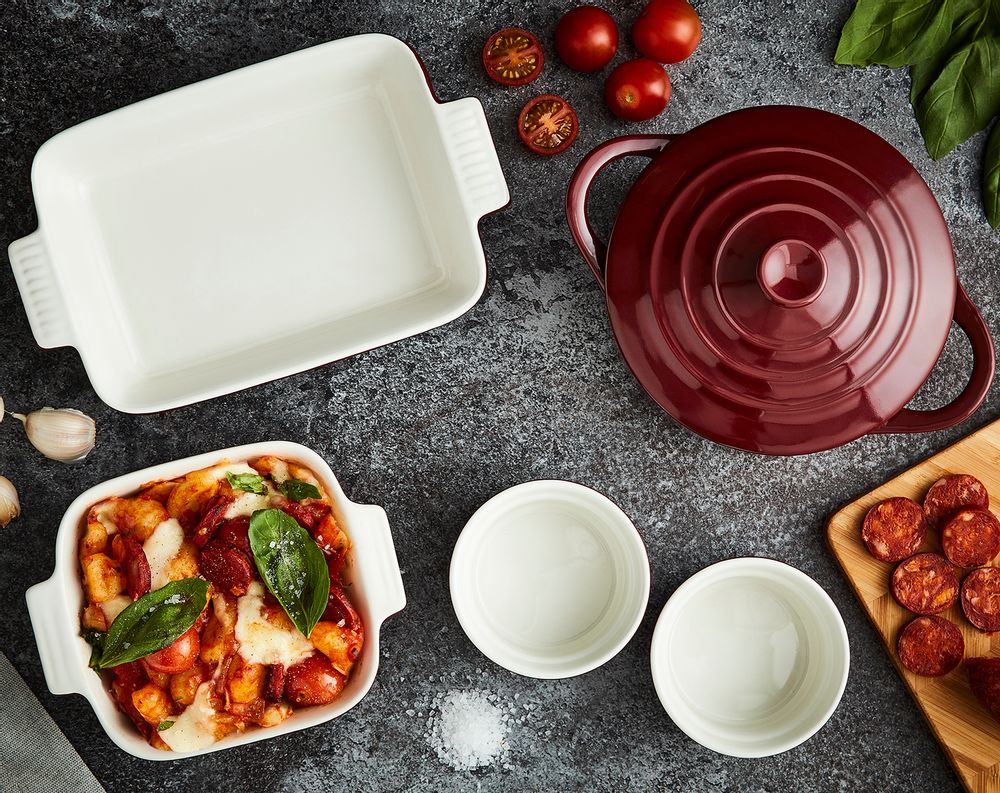 Platter and bowls - Barbary & Oak Foundry Ceramic Ovenware Gift Set - RKW LTD - BARBARY & OAK