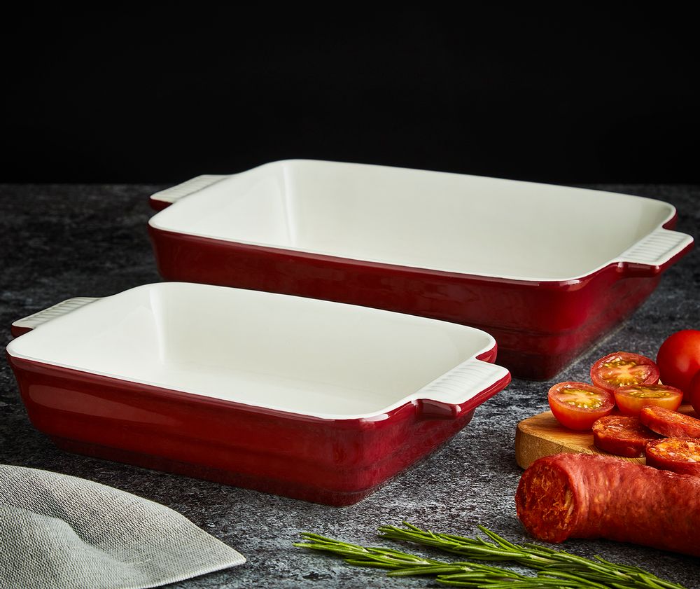 Plats et saladiers - Ensemble de 2 torréfacteurs rectangulaires Barbary & Oak Foundry - RKW LTD - BARBARY & OAK