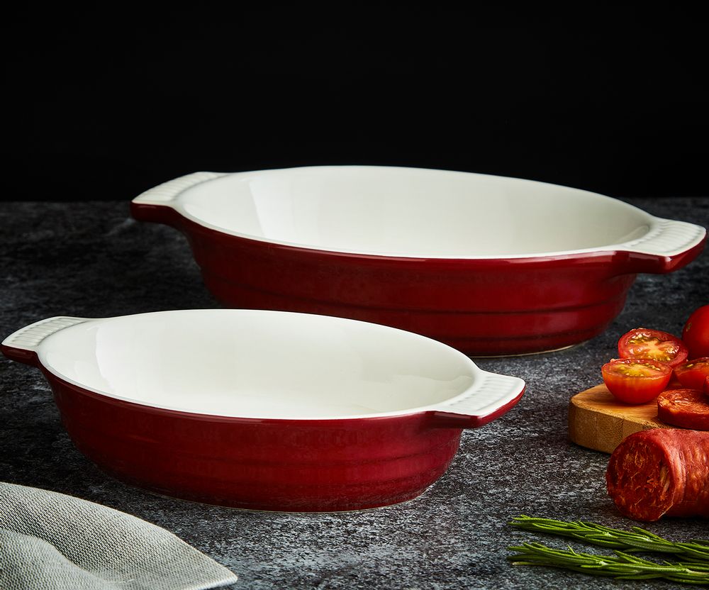 Plats et saladiers - Ensemble de 2 torréfacteurs ovales Barbary & Oak Foundry - RKW LTD - BARBARY & OAK