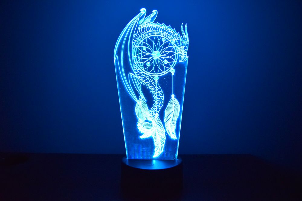 Gifts - LED Night Light Moon Table Lamp Decoration - BHDECOR