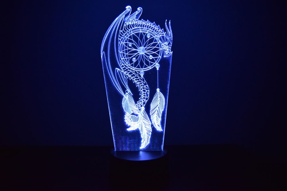 Gifts - LED Night Light Moon Table Lamp Decoration - BHDECOR
