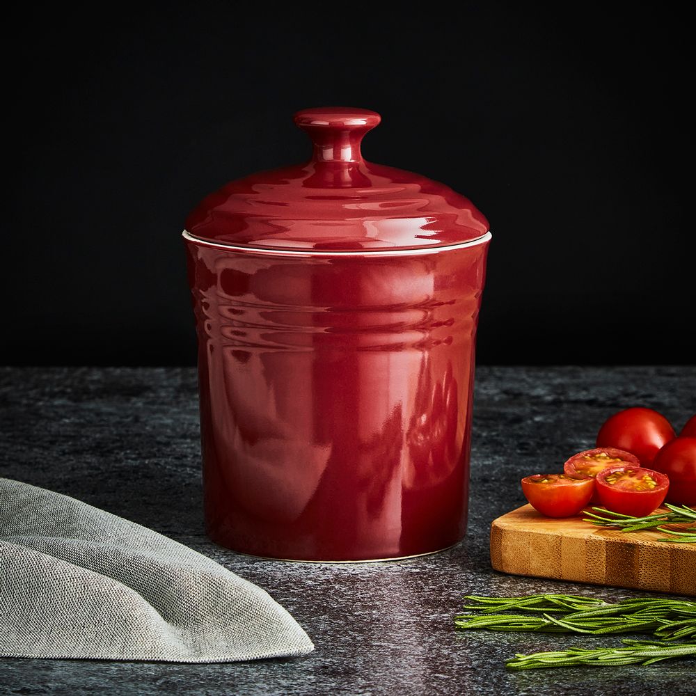 Food storage - Barbary & Oak 17cm Ceramic Storage Jar - RKW LTD - BARBARY & OAK