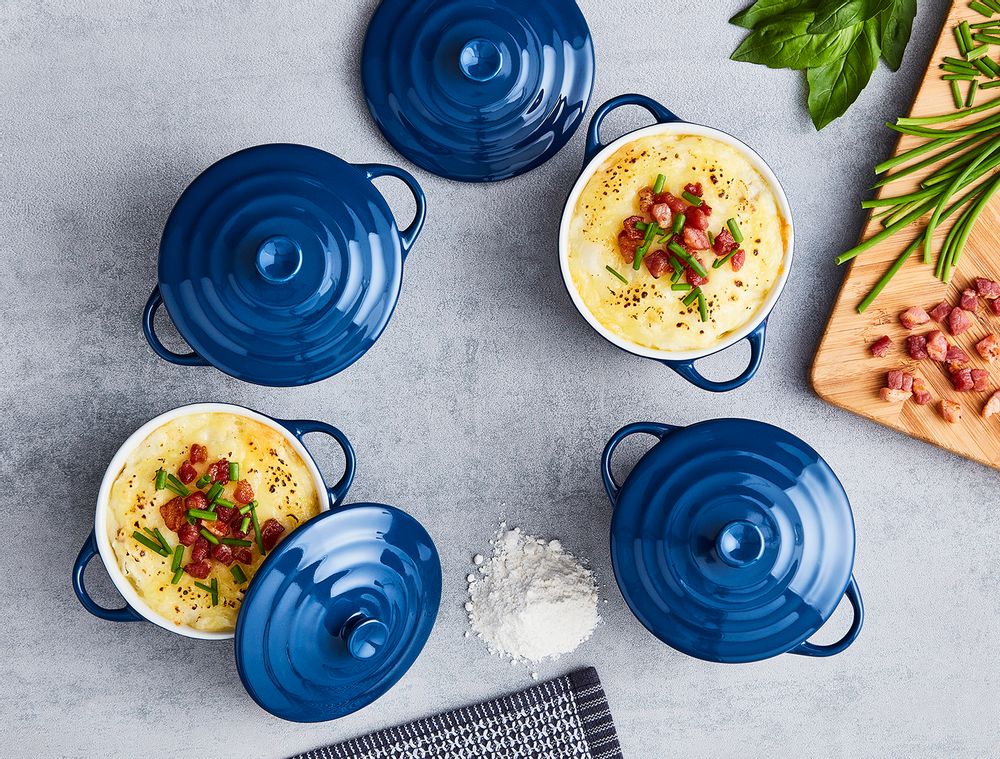 Plats et saladiers - Barbary & Oak Foundry Lot de 4 mini casseroles de 10 cm - RKW LTD - BARBARY & OAK