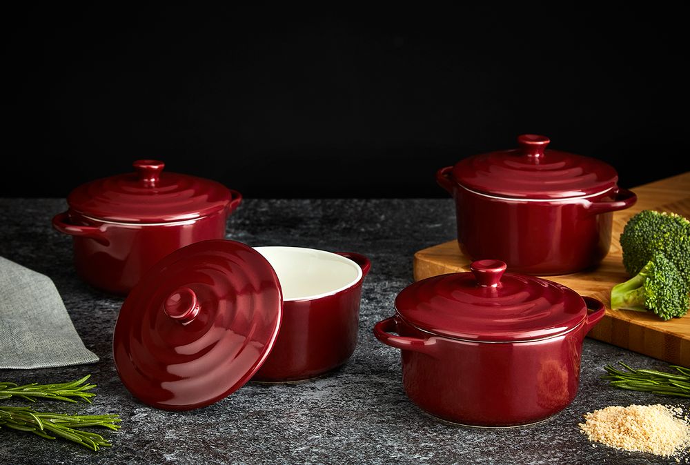 Plats et saladiers - Barbary & Oak Foundry Lot de 4 mini casseroles de 10 cm - RKW LTD - BARBARY & OAK