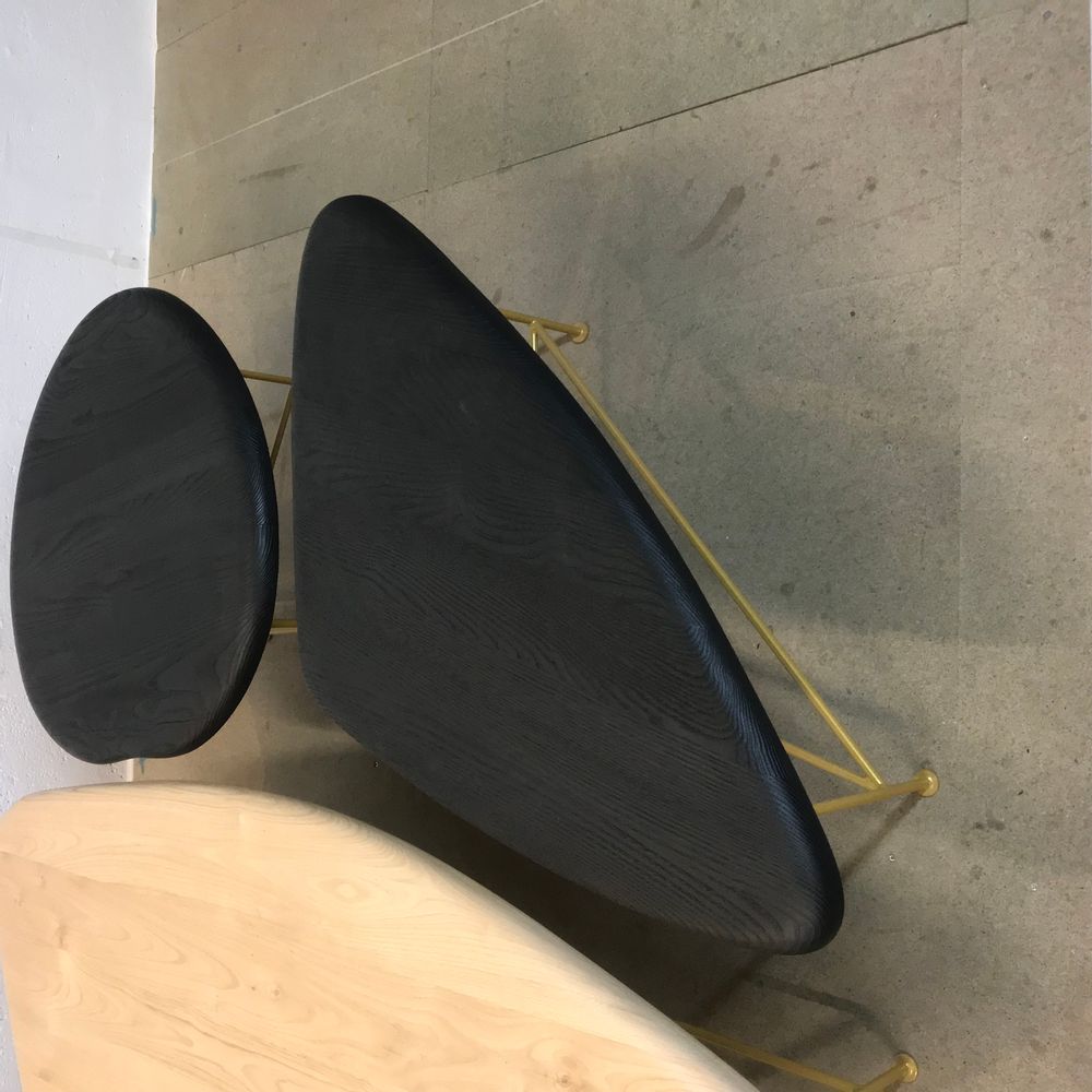 Tables basses - La dérive des continents - DBAY EBENISTE PYROMANE