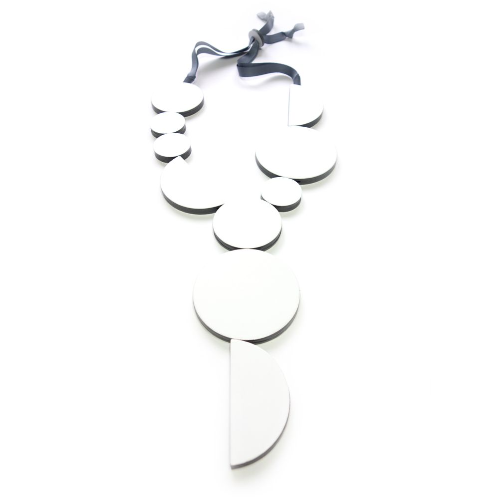 Jewelry - Leather jewelry - BAUHAUS necklace - SOPHIE • TERRIERE