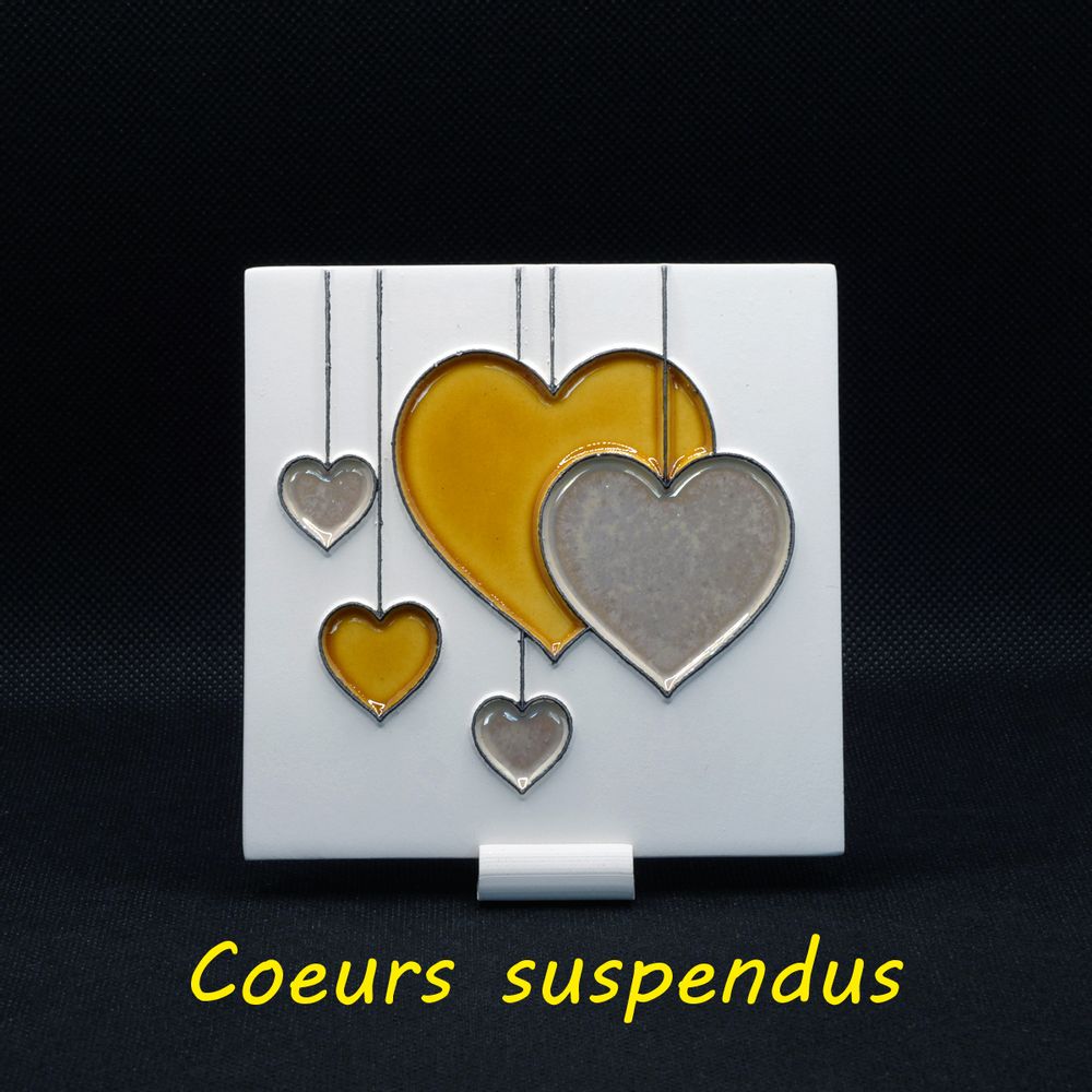 Céramique - Diffuseur de parfum Coeurs suspendus - AROMA TERRE HAPPY