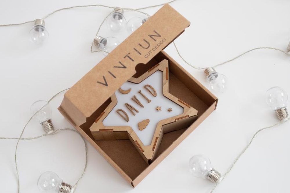 Gifts - Customizable lighting star - VINTIUN
