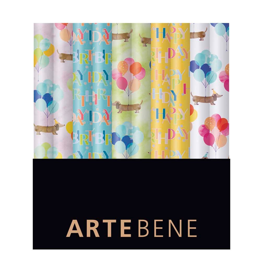 Gifts - paper roll gift wrap - 70x200cm - ARTEBENE