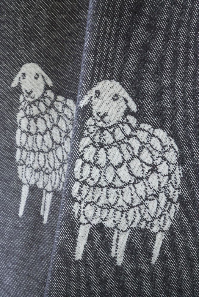 Throw blankets - NEW Mima Pure Cotton Throw - Available in Soft Black and Light Grey - 130 x 190 cm - J.J. TEXTILE LTD