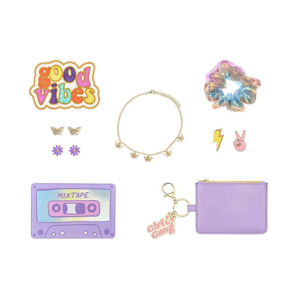 Cadeaux - Coffret de fête pour demoiselle d'honneur, mélange, Bride To Be Set d'accessoires de mariage, mélange,  Set cadeau Girl Gang Goodie Box - PARTYDECO