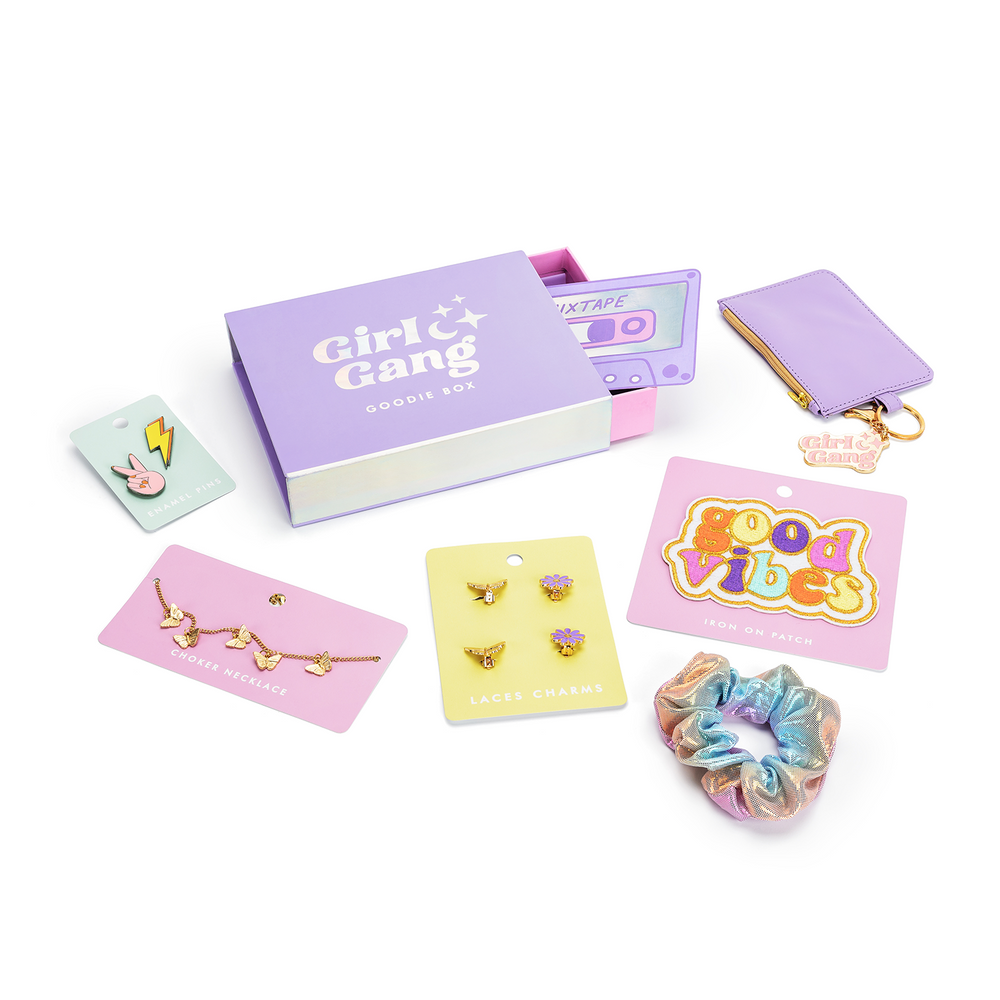 Cadeaux - Coffret de fête pour demoiselle d'honneur, mélange, Bride To Be Set d'accessoires de mariage, mélange,  Set cadeau Girl Gang Goodie Box - PARTYDECO