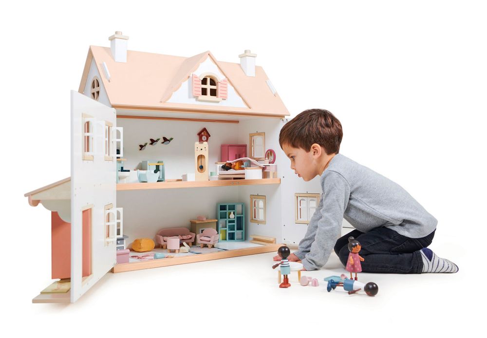 Toys - Tender Leaf Dolls House: HOUSE 'HUMMING BIRD' - UGEARS