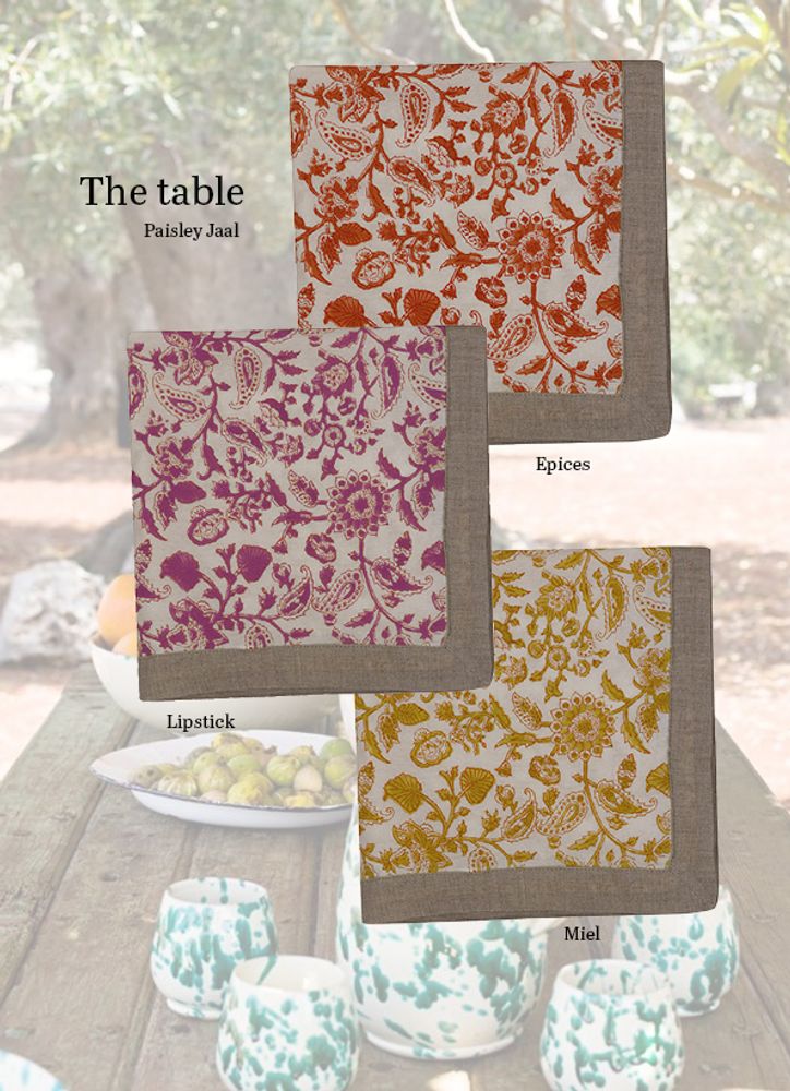 Serviettes - Les  jolies nappes - INKA FRANCE