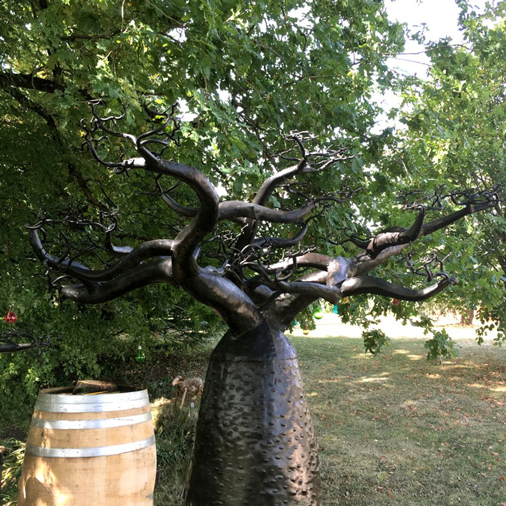 Sculptures, statuettes et miniatures - SCULTPTURE BAOBAB EN METAL RECYCLÉ - PASSERAILES