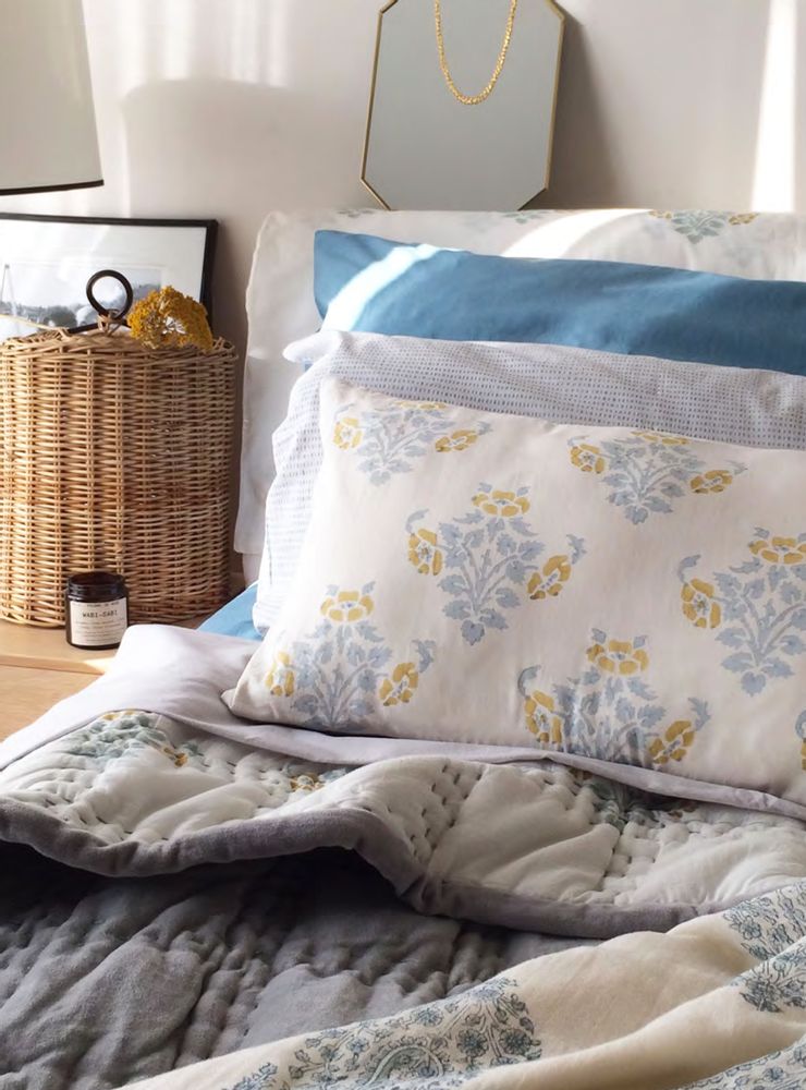 Bed linens - Blue Moon Bed Linen - INKA FRANCE