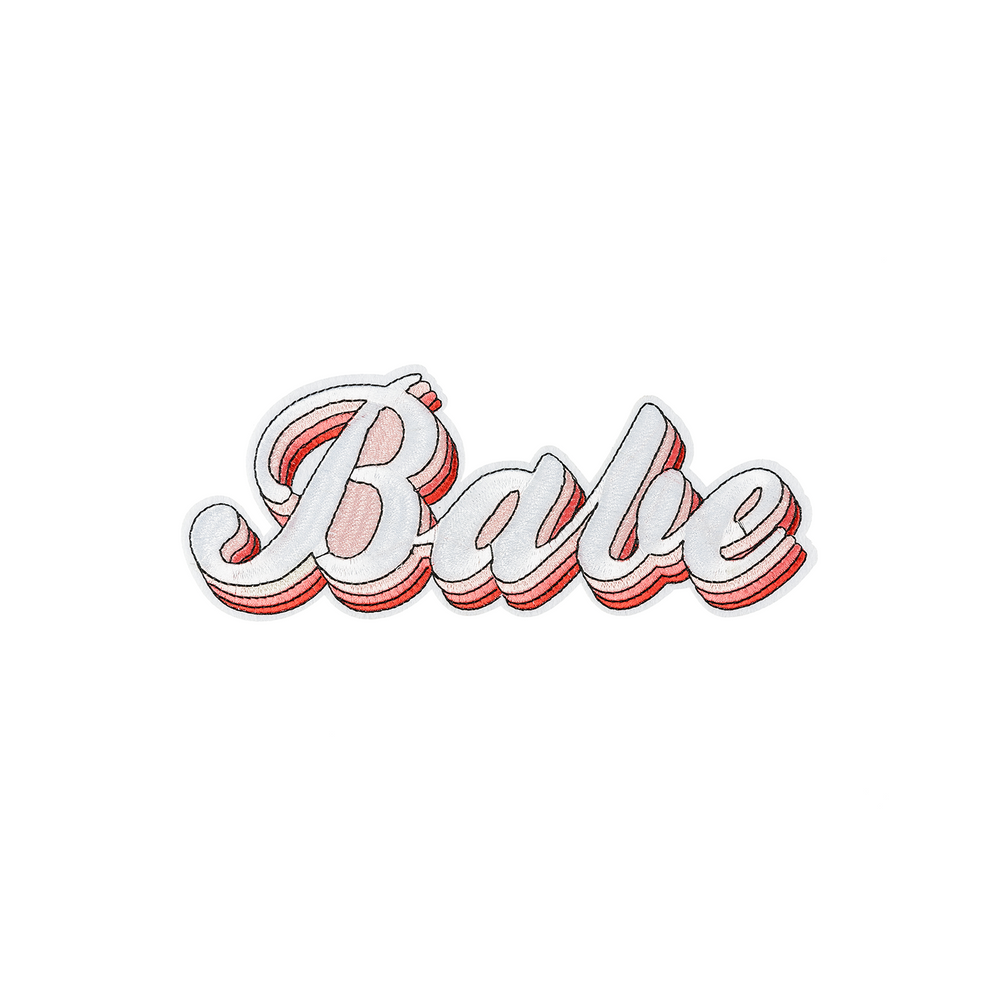 Gifts - Iron on patch Wedding: Bride, Babe, BRIDE, GROOM, Just Married - PARTYDECO