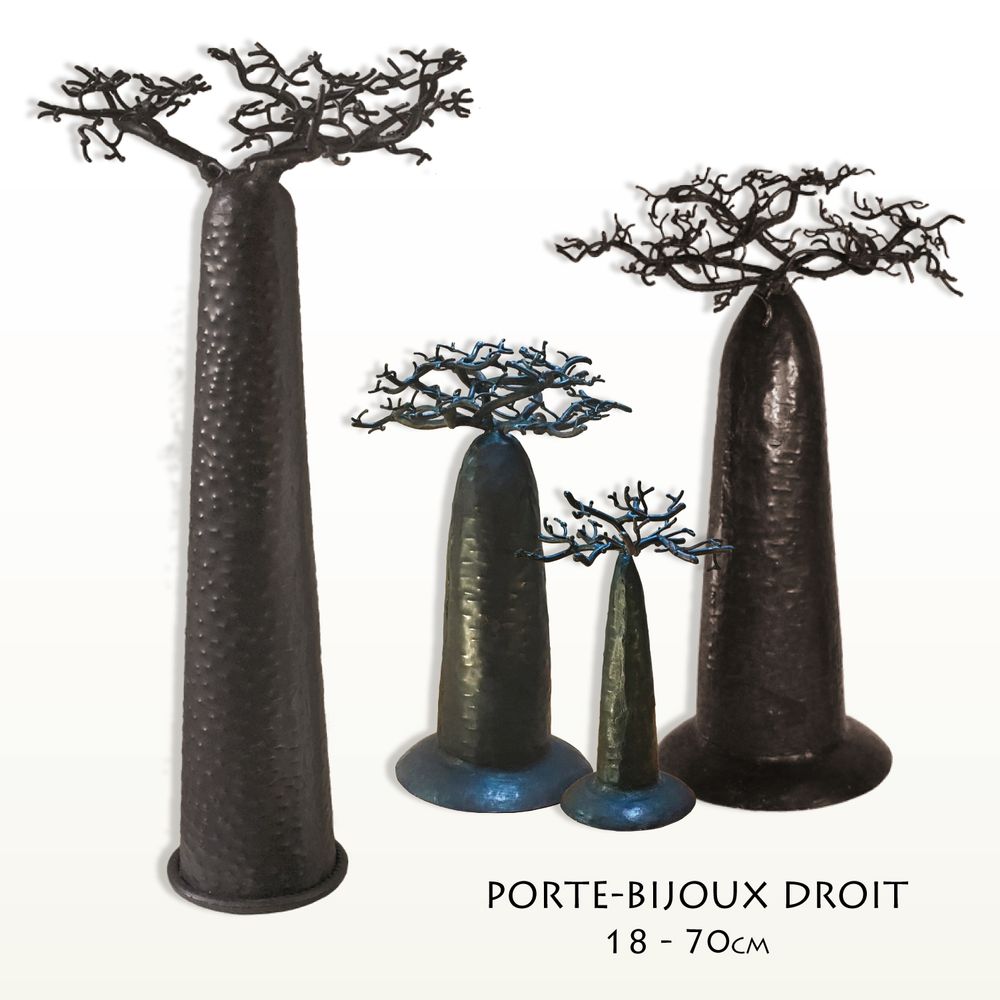 Bijoux - PORTE-BIJOUX BAOBAB EN METAL RECYCLÉ - PASSERAILES