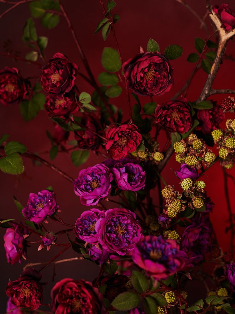 Décorations florales - AW22 Nuances de rouge - Silk-ka Des fleurs et des plantes artificielles pour la vie ! - SILK-KA