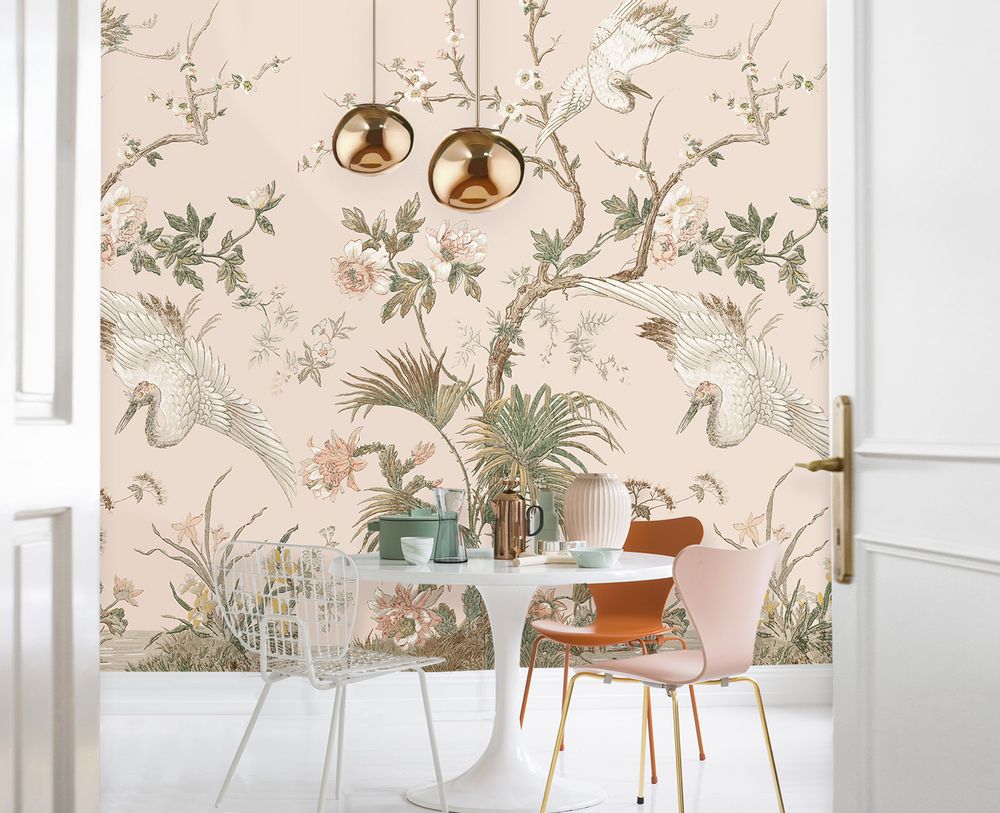 Other wall decoration - FLEURS DE PRUNIER scenic wallpaper - LE GRAND SIÈCLE