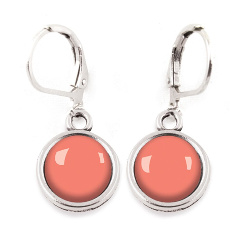 Bijoux - Earrings Les Minis Flash Pamplemousse - LES MINIS D'EMILIE