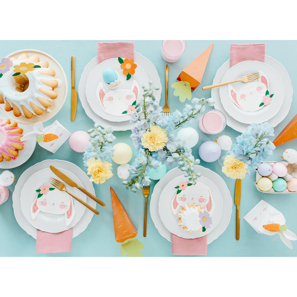 Gifts - EASTER: Egg hunt kit, Foil balloons Rabbit, Treat bags Rabbit, Balloons 30 cm, Egg Hunt, Easter chicken, Eggs candles 6 pcs, Boxes Carrots - PARTYDECO