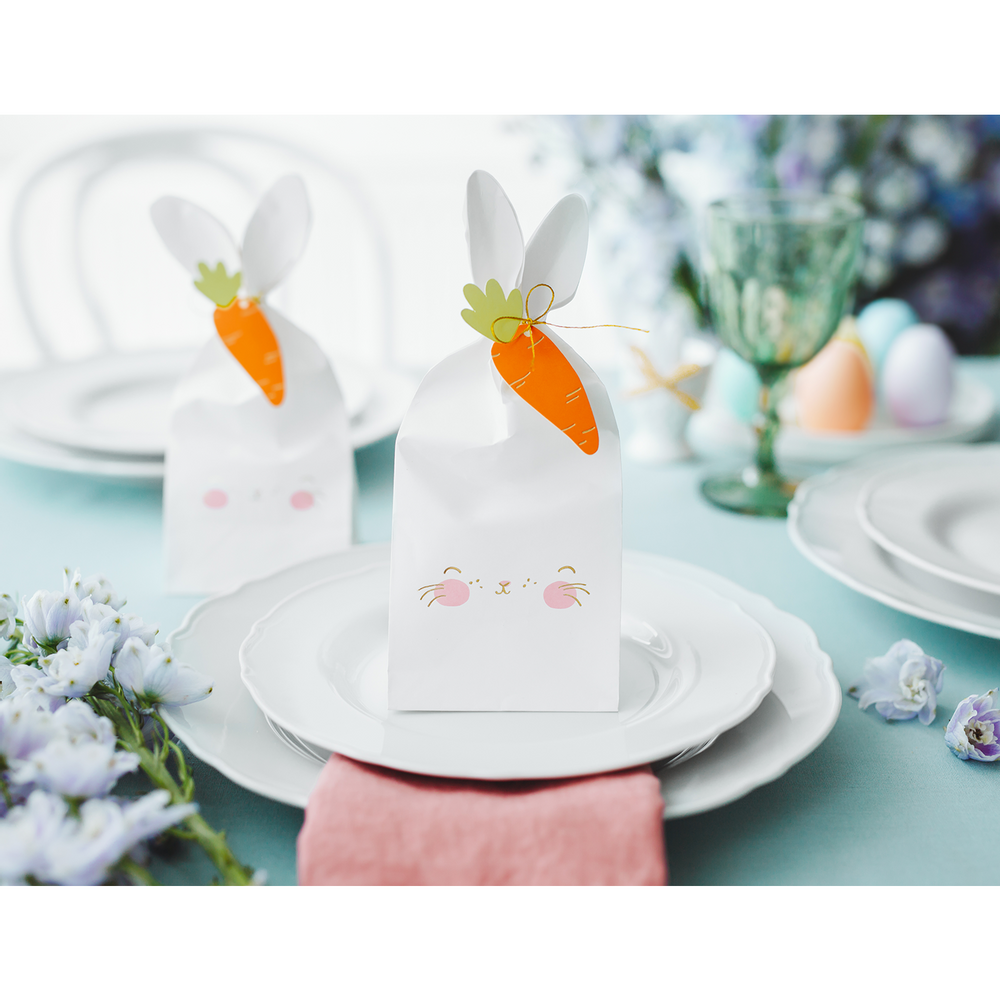 Gifts - EASTER: Egg hunt kit, Foil balloons Rabbit, Treat bags Rabbit, Balloons 30 cm, Egg Hunt, Easter chicken, Eggs candles 6 pcs, Boxes Carrots - PARTYDECO