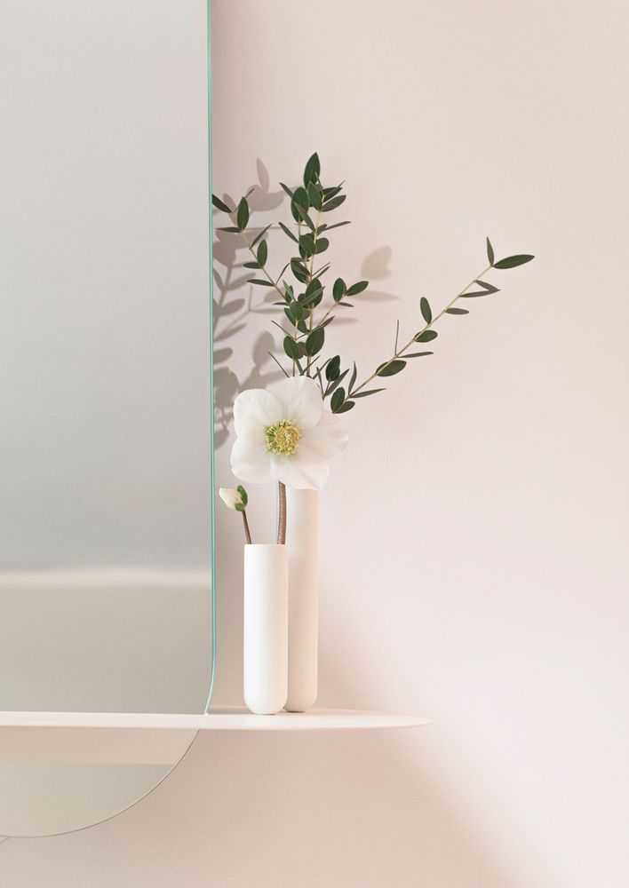 Shelves - SIMPLY shelf - White with mirror - MADEMOISELLE JO
