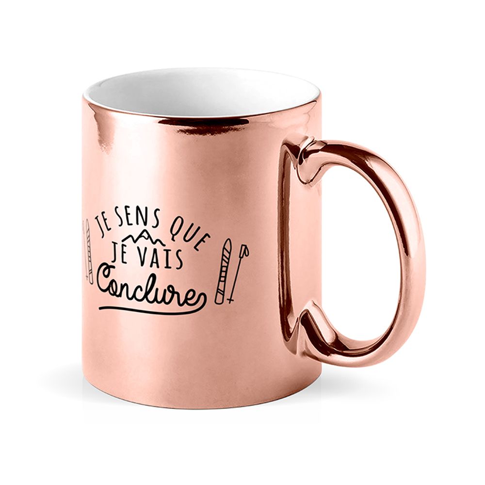 Mugs - Gold metallic mug - LABEL'TOUR