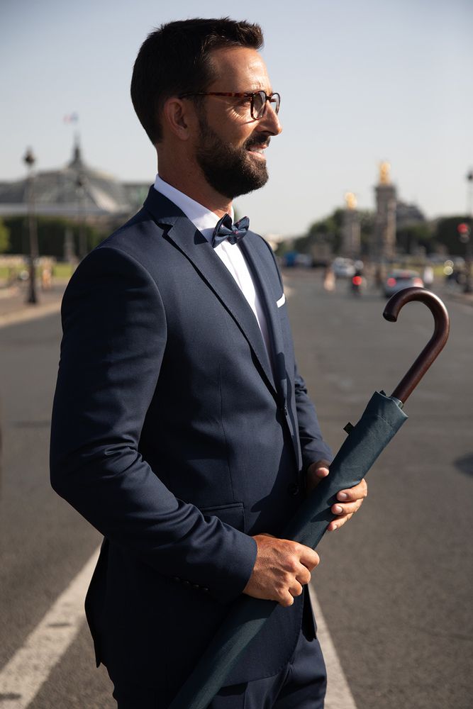 Design objects - Durable men's cane umbrella - SMATI