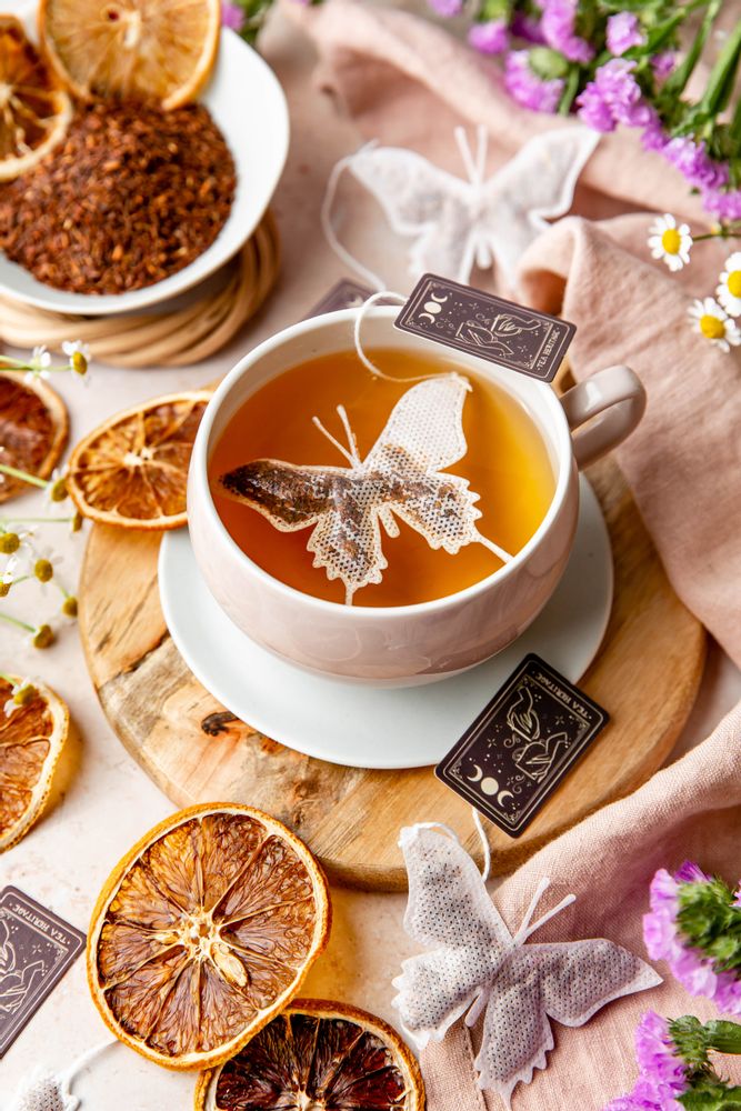 Café et thé - Sachet de thé forme papillon ( lot de 5 ) - TEA HERITAGE