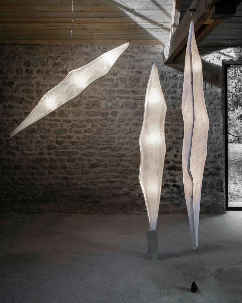 Hanging lights - Silex luminous sculptures - ATMOSPHÈRE D'AILLEURS