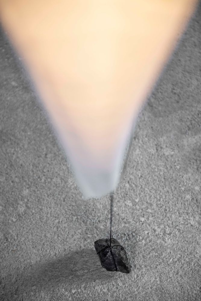 Hanging lights - Silex luminous sculptures - ATMOSPHÈRE D'AILLEURS